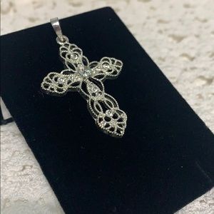 Rhinestone Cross Pendant